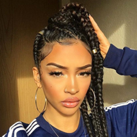 Side Pony with Box Braids typ osobowości MBTI image