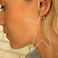 Star hoop earrings tipo de personalidade mbti image
