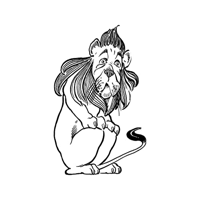 The Cowardly Lion tipe kepribadian MBTI image