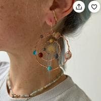 Planet earrings type de personnalité MBTI image