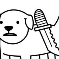Dog With Knife MBTI Personality Type image