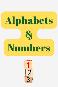 Alphabets and Numbers