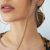 profile_Pink Hoop Earrings
